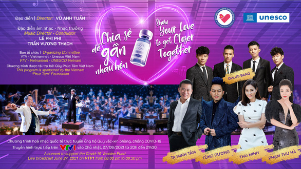 Concert pour collecter des fonds pour le Fonds des vaccins anti-Covid-19